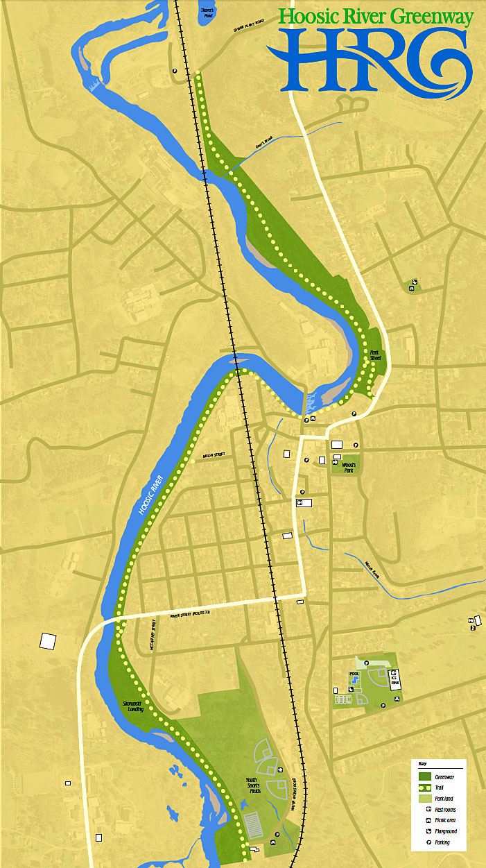 Hoosic River Greenway Map